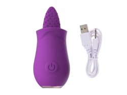 Vibrador Recargable Para Lamer La Lengua De 10 Velocidades Para Mujeres (prpura) Bestvite