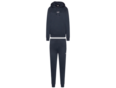 Chándal EA7 Algodón Hombre (M - Azul)