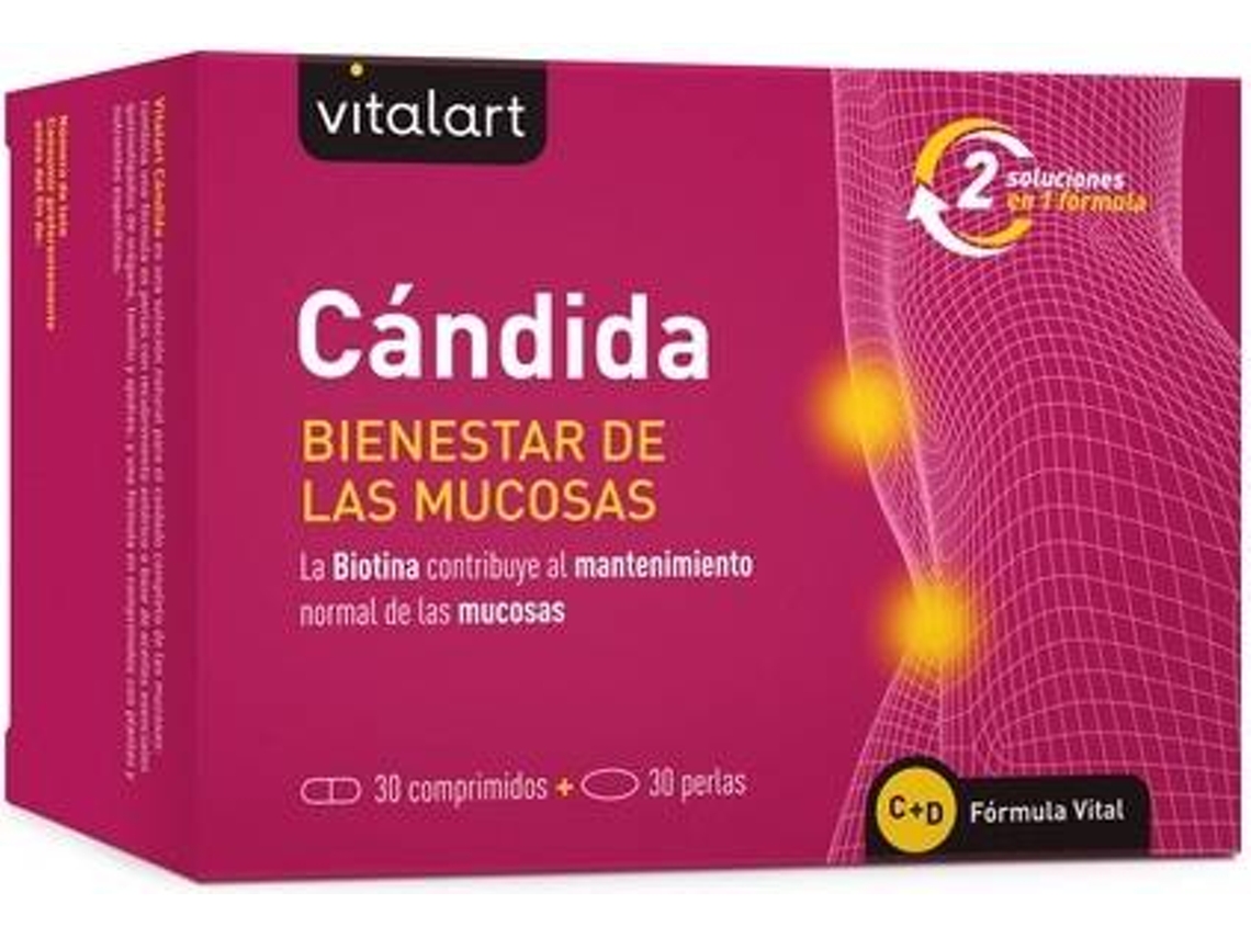 Aceite Essencial VITALART Vitalart Candida (30 comprimidos + 30 pérolas)