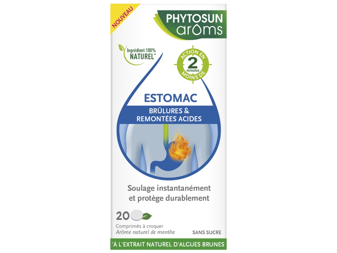 Estómago 20 Comprimidos Masticables PHYTOSUN ARÔMS