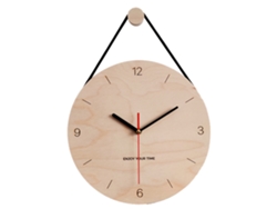 Reloj de pared silencioso de 12 pulgadas, decoración retro y simulación de vida Kofihety