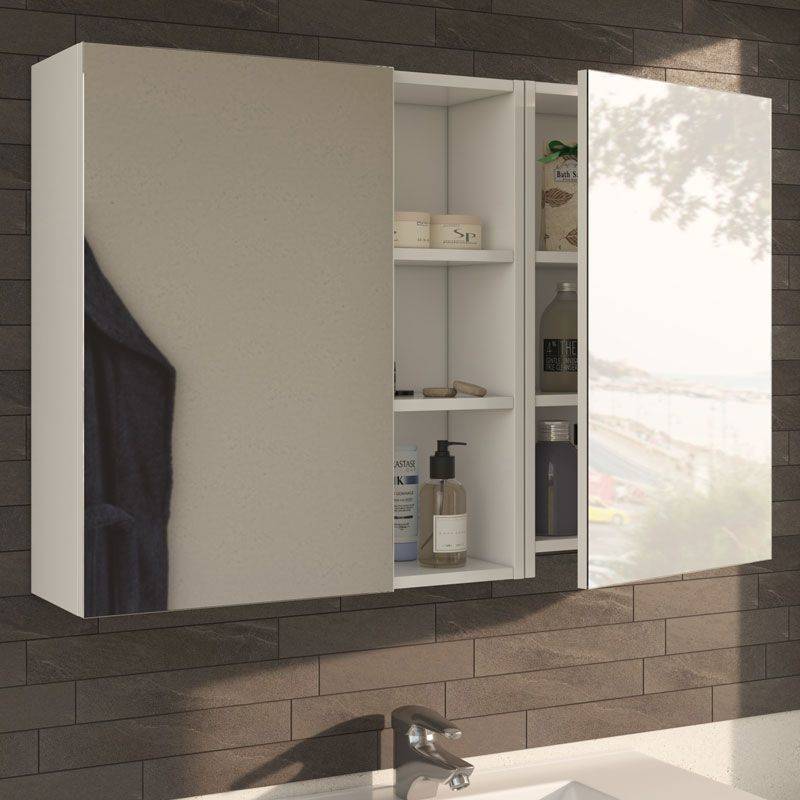 Mueble de Baño ARKITMOBEL Rinconero  (Blanco Brillo - Melamina - 20 x 65 x 19.5 cm)