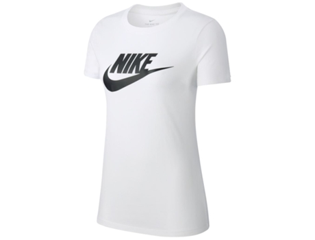Camiseta NIKE Algodón Mujer (XS - Blanco)