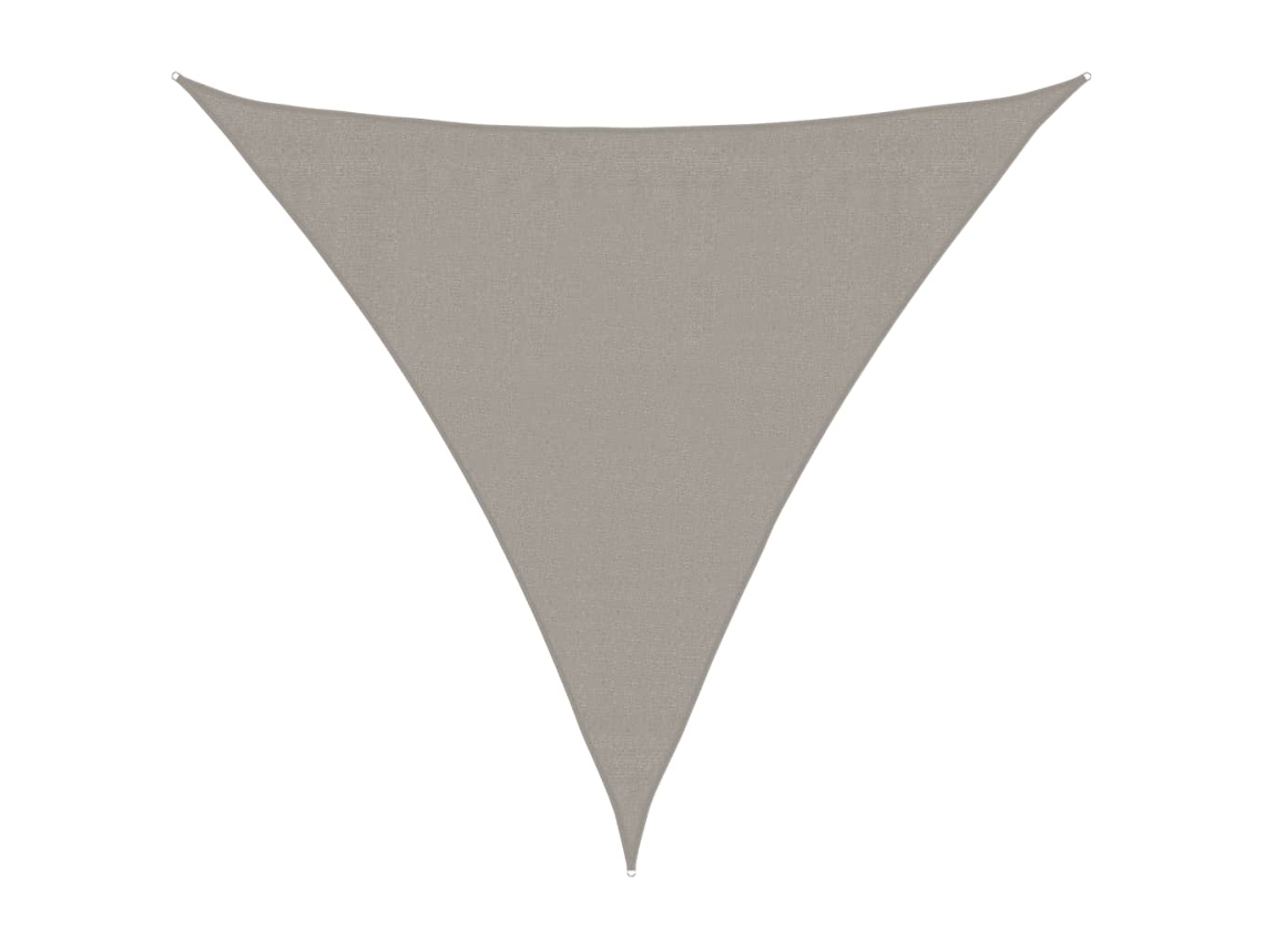 Toldo vela Vidaxl estilo gris (3 x 3 x 3 m)