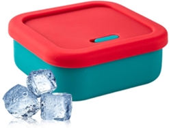 Recipientes de silicona Slowmoose a prueba de fugas con tapa, para frutas, para la escuela.
