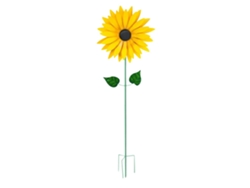 Girasol, Molino de viento, Jardín, Estaca, Esculturas, Decoración