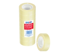 Pack de 8 Cintas Adhesivas Transparente de Polipropileno 19Mm X 33M Dohe