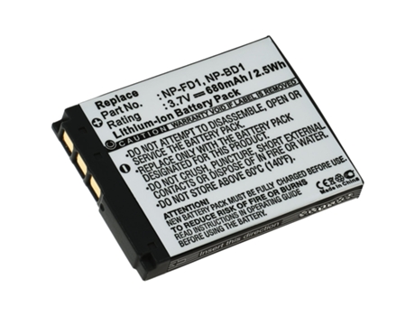 Batería POWERY 1.70.SON.999.30 para Sony NP-BD1