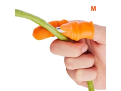 Juego De Protectores De Dedos Con Cortador Para Cosechar Frutas Y Verduras En El Jardín.