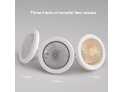 Rebe-lámpara De Techo Con Ventilador Aromaterapia Moderna Regulable Con Control Remoto 3 Velocidades Para Dormitorio Sala