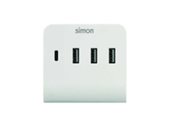 Adaptador 3 Usb a + 1 Usb C com Suporte para Smarpthone SIMON