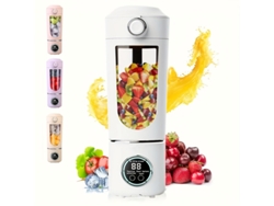 Licuadora Portátil Recargable Por Usb, Ideal Para Preparar Batidos Y Malteadas, Tres Velocidades, Fácil De Limpiar.