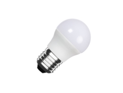 Bombilla LED E27 6w 550 lm G45 Sin parpadeo 3000k Blanco cálido Ledkia