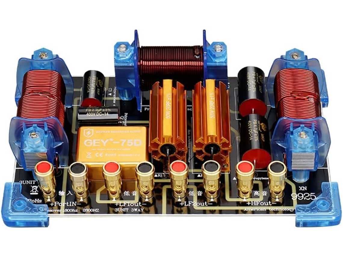 Altavoz Bidireccional De 2000 W Con Divisor De Frecuencia De Audio.
