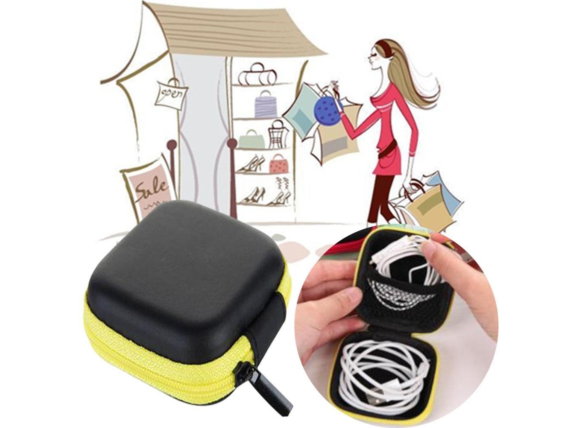 Bolsa De Almacenamiento (organizar Cargadores, Almacenar Cables De Datos) Bodega Virtual En Línea Ender Yipei Bolsa De Almacenamiento De Cargadores De Teléfonos Móviles Y Cables De Datos Amarillo