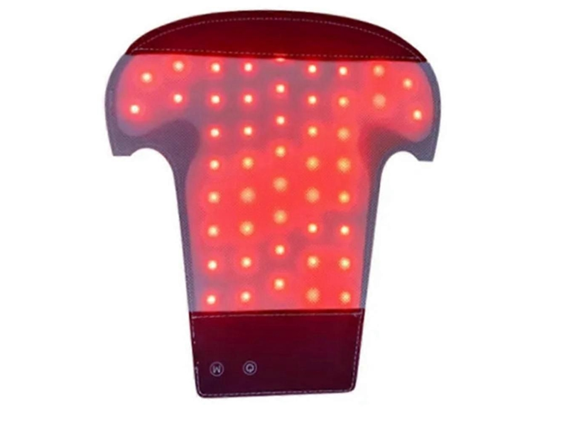 Dispositivo de fisioterapia para el crecimiento del cabello con infrarrojos, casco láser con luz roja y azul para el cuidado y la terapia capilar.