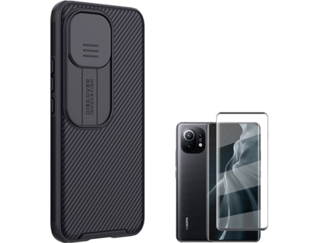 Funda y Protector para Xiaomi Mi 11 PHONESHIELD Nillkin Camshield Negro