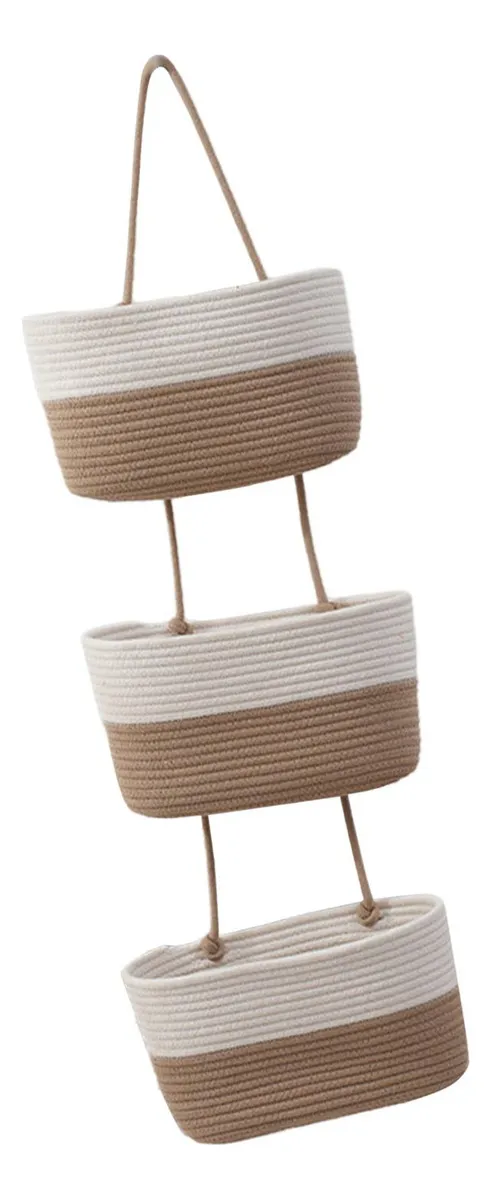 Cesta colgante de pared de 3 niveles, cesta colgante vayotoy