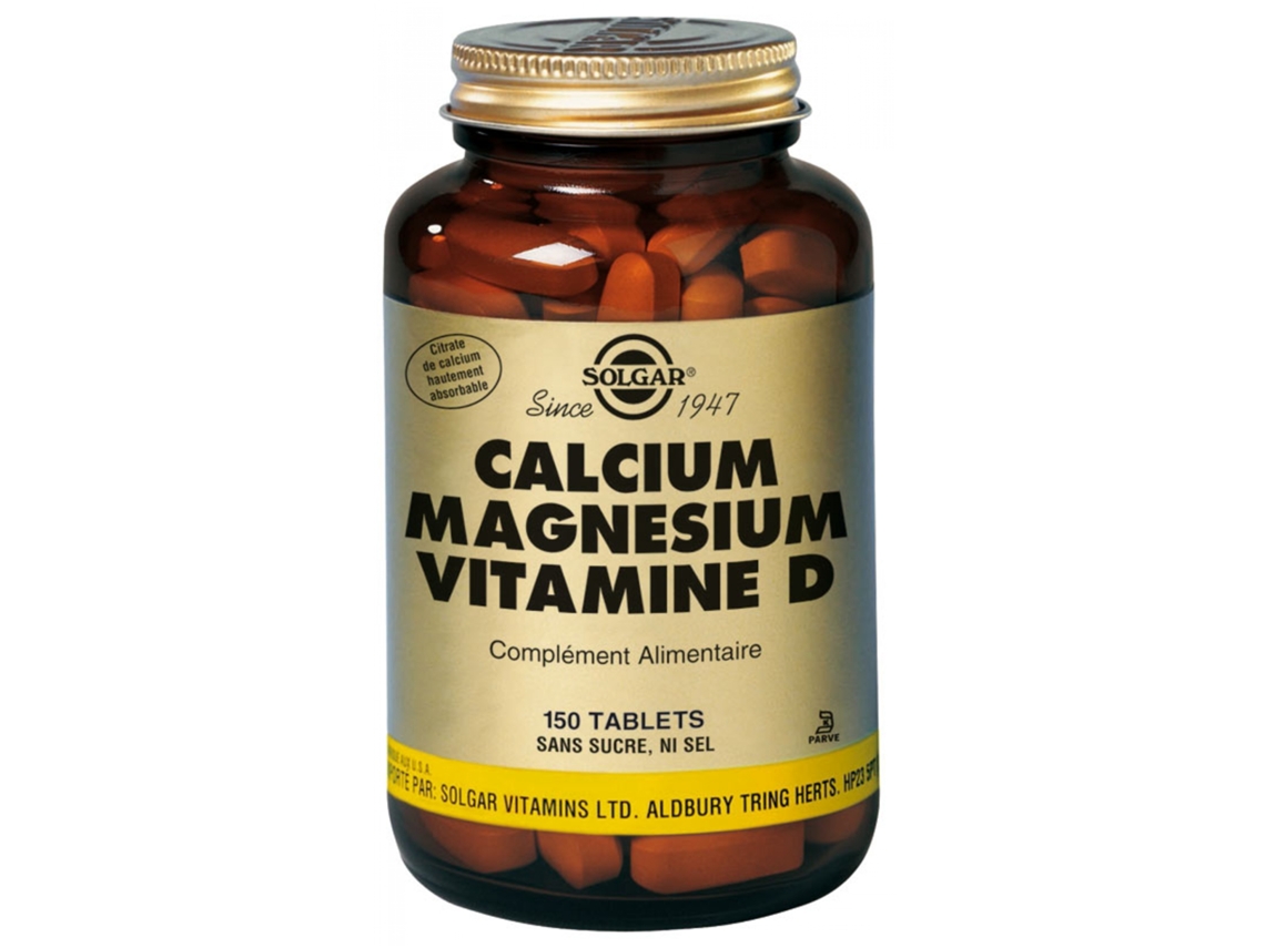 SOLGAR Calcio Magnesio Vitamina D 150 Comprimidos