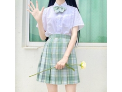 2026-6348-falda Plisada De Uniforme Escolar Japonés Para Mujer, High Waist A-line De Cuadros, Nowcos Xl Cedar