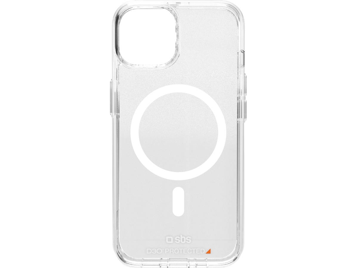 Funda SBS iPhone 15 con Tecnología D30 (MagSafe - Transparente)