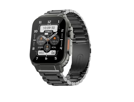 Reloj Inteligente TWS link Auricular Bluetooth 1.96 Full-Touch Pantalla Grande Smartwatch Grabación de Sonido Pruebas Deportes Música Watc VEANXIN