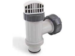 JILLIOPER Válvula de émbolo para piscina Intex, válvula de émbolo de doble manguera dividida con control de flujo accionado por palanca, válvula de cierre para 