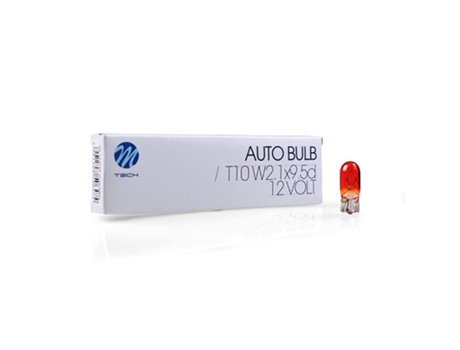 Lámpara T10-Wy5W 12V 5W Ámbar M-TECH
