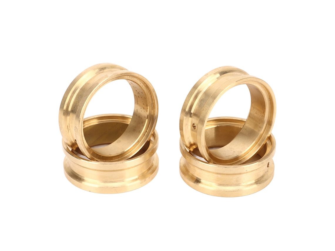 4 Anillos Interiores Beadlock De Latón Para Contrapeso De Rueda De Coche Rc Crawler Fms Fcx24 1/24