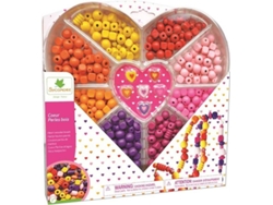 Abalorios DISFRAZZES de Madera para Collares En Caja Corazón (35 cm)