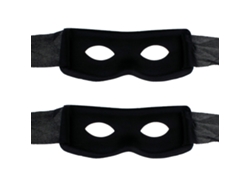 Ats-2 Piezas Máscara De Ojos Clásica Máscara De Disfraz Para Fiesta Tema Negro Suministro De Fiesta