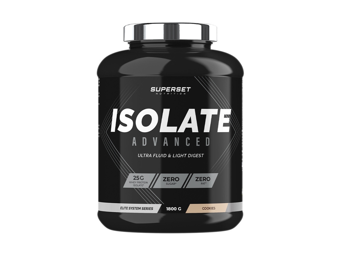 Nutrición avanzada de superconjuntos Zero Isolate (1,8 kg)