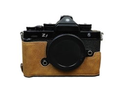 Bolsa de cuero sintético para cámara Nikon Zf con ranura para batería y funda protectora anticaídas Facpoet