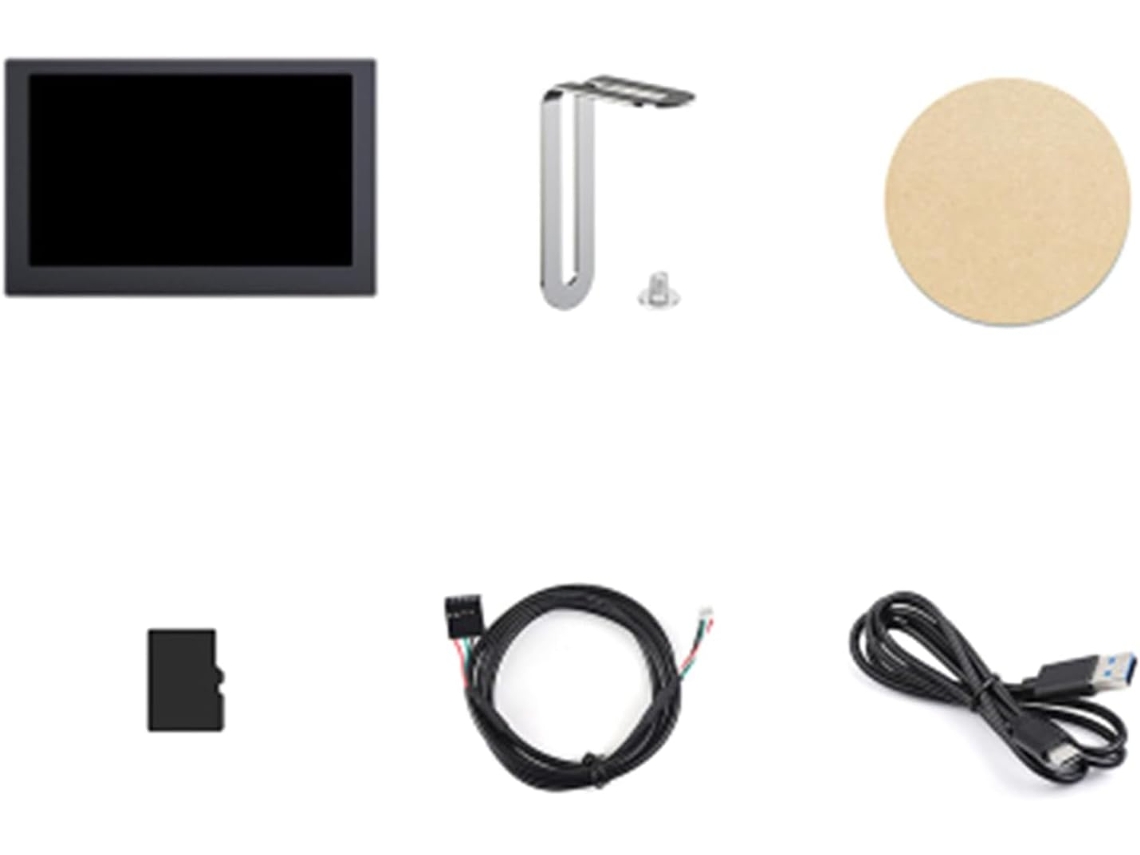 Monitor Secundario Lcd Ips De 5 Pulgadas Para Caja De Pc Itx, Resolución De 800 X 480, Cpu, Gpu, Hdd, Usb