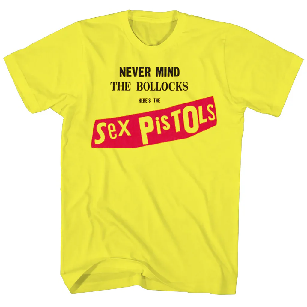 Rockinstone Unisex Sex Pistols Never Mind The Bollocks Camiseta-l