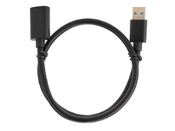Cable De Extensión Usb3.0 Macho A Hembra 5gbps Alta Velocidad Chapado En Oro 0.5m