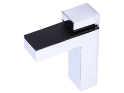 Estante De Cristal Con Abrazadera Ajustable Tipo F De Aleación De Zinc, Herrajes Brillantes.