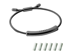 Pulsera Repelente De Mosquitos Con 6 Varillas De Repuesto, Ajustable Y Sin Deet.