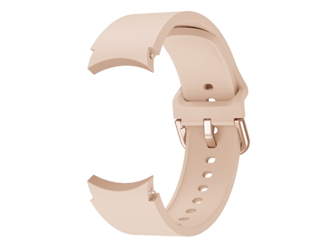 Correa de reloj inteligente para Samsung Galaxy Watch4 Classic de 46 mm con hebilla de silicona universal colorida (rosa)