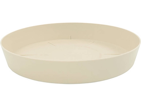 Plato Inyeccion para Jarrón PLASTIKEN Ecru (20cm)