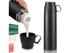 Garrafa Térmica Isolada 2026 de 500ml em Aço Inoxidável com Tampa