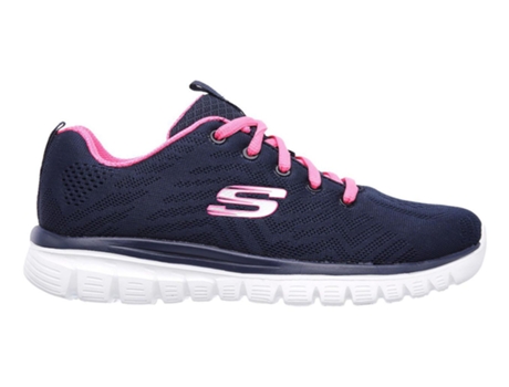 Zapatillas Skechers Graceful-Get Connected Azul Marino/Rosa
