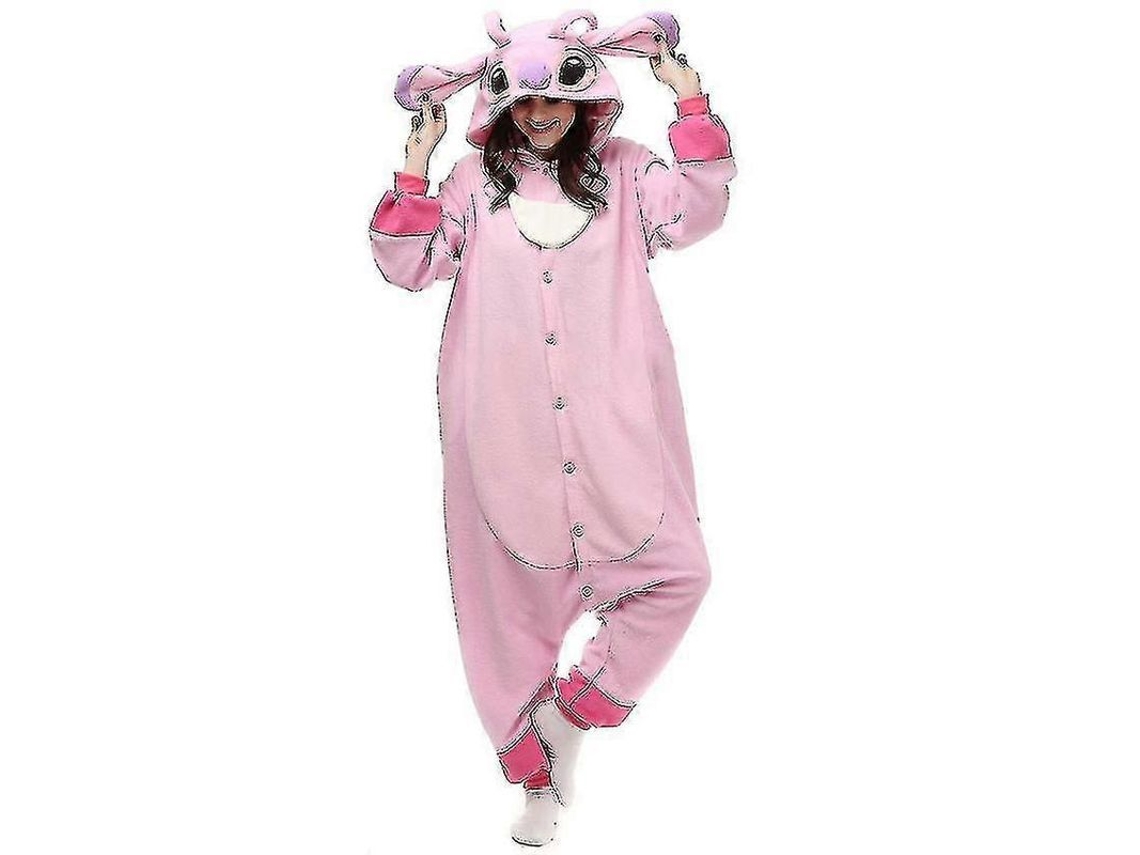 Pijama Enterizo De Felpa Con Estampado De Dibujos Animados De Anime Luolv Tallas S A Xl