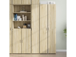 Aparador De Madera De Ingeniería Roble Sonoma 30x42,5x185 Cm
