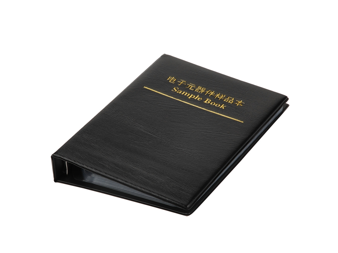 1pc Libro De Muestras Vacío De Componentes Electrónicos 20 Páginas Para Resistencias Y Condensadores Smd Organizador