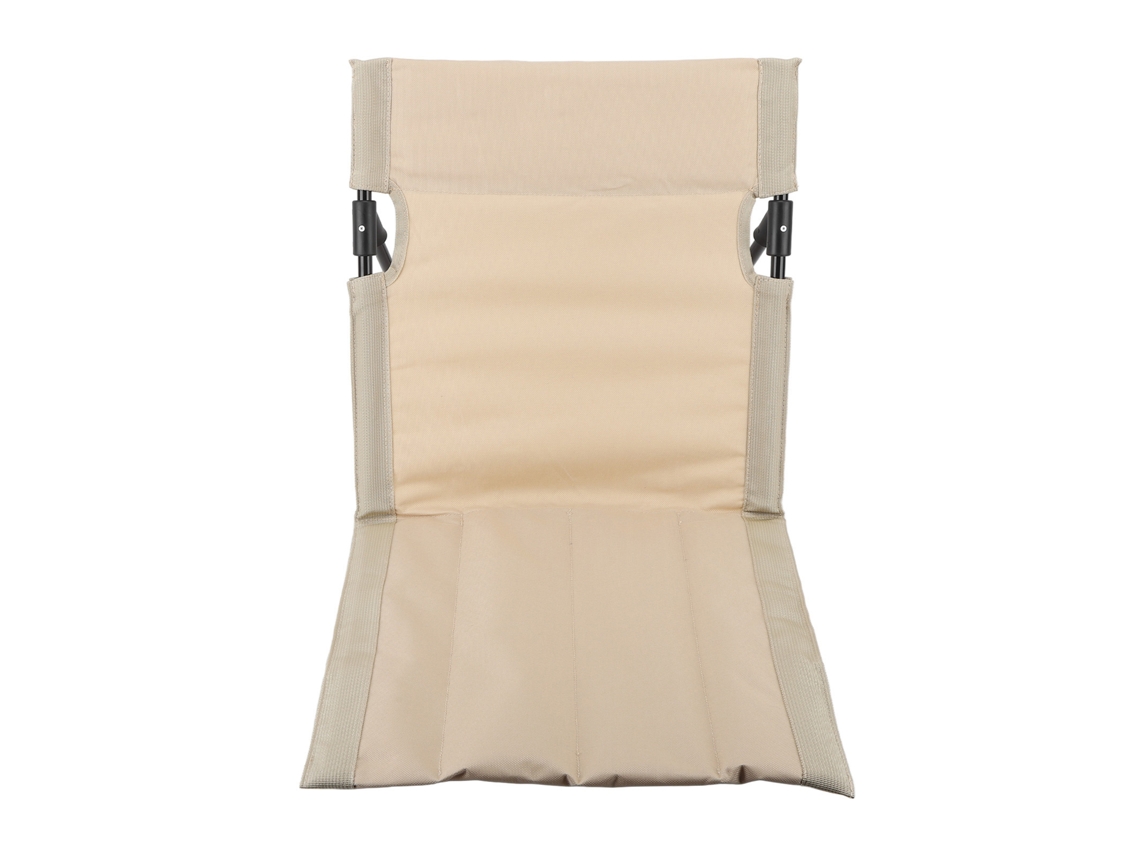 Silla de playa plegable portátil para adultos, color caqui.
