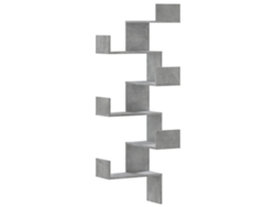 Estante de pared Derivados Madera Cemento Gris MAISON EXCLUSIVE
