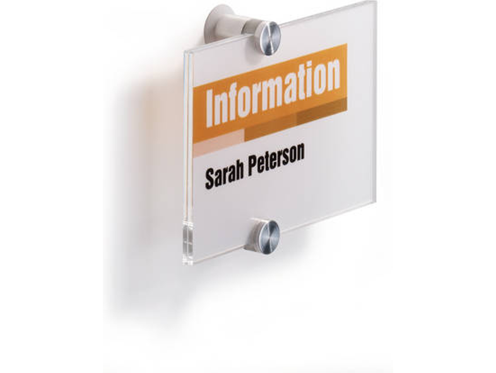 Pizarra de Avisos DURABLE Crystal Sign (14.8x10.5cm)