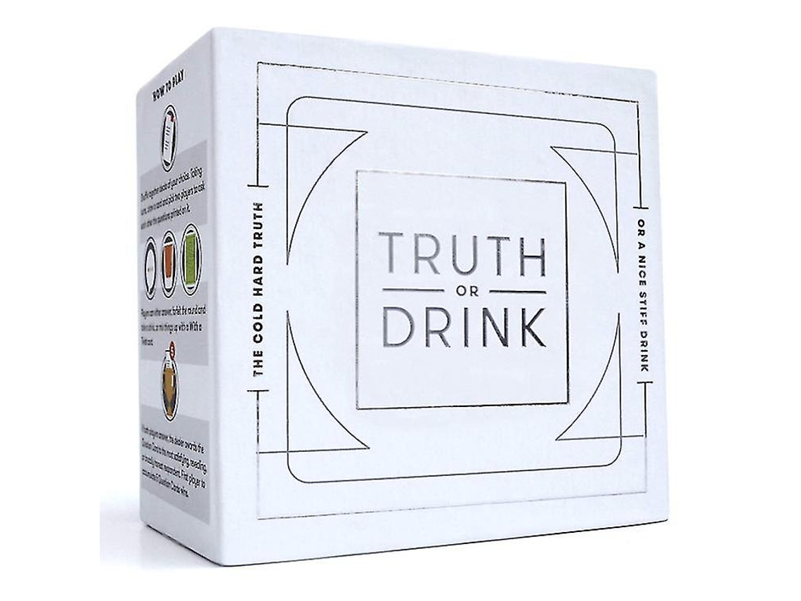 Juego de Cartas Tarjeta De Juego De Fiesta Informal Para Adultos Truth Or Drink De Alta Calidad (Edad Mínima: 3 Años - Dificultad: Intermedia)