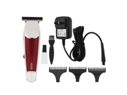 Cortador De Cabelo Elétrico Profissional Recarregável Máquina De Tosa (vermelho)